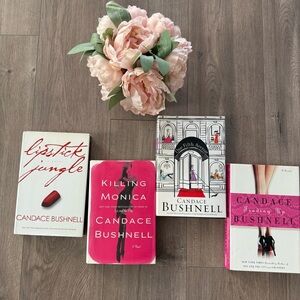 4 Candace Bushnell One Fifth Ave Lipstick Jungle Trading Up Hardcover Books